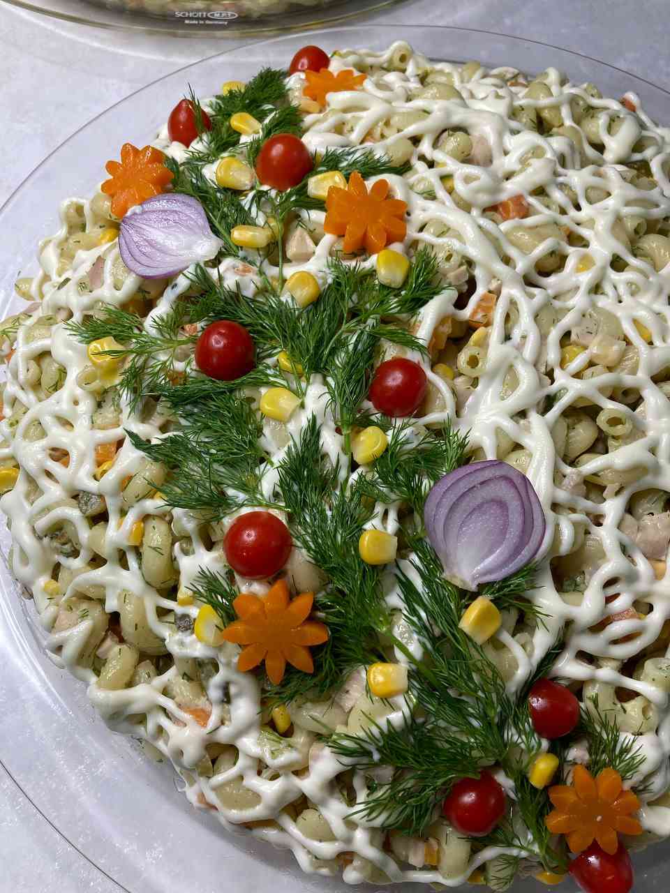 طرز تهیه سالاد ماکارونی مرحله 3 